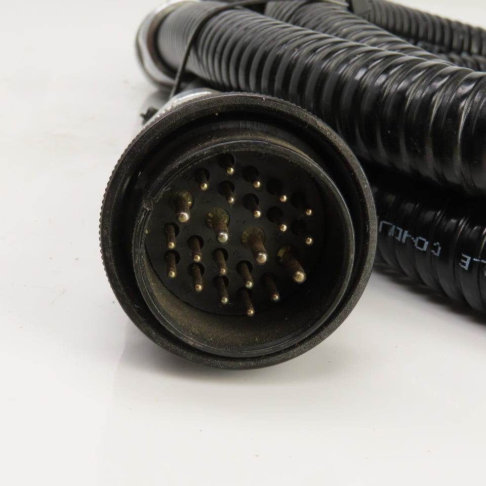 Sinz PT707 MS3106A28-11P 10' 22 Pin Right Angle Female x Straight Male Cordset