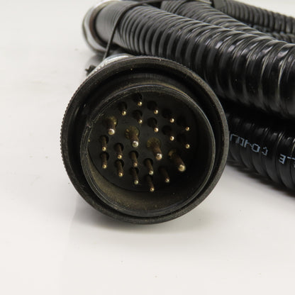 Sinz PT707 MS3106A28-11P 10' 22 Pin Right Angle Female x Straight Male Cordset