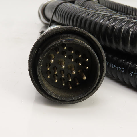 Sinz PT707 MS3106A28-11P 10' 22 Pin Right Angle Female x Straight Male Cordset