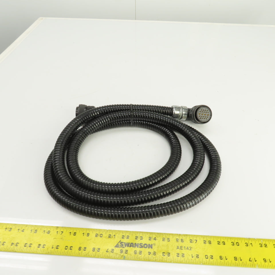 Sinz PT707 MS3106A28-11P 10' 22 Pin Right Angle Female x Straight Male Cordset