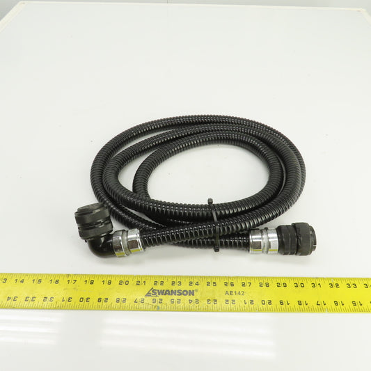 Sinz PT707 MS3106A28-11P 10' 22 Pin Right Angle Female x Straight Male Cordset