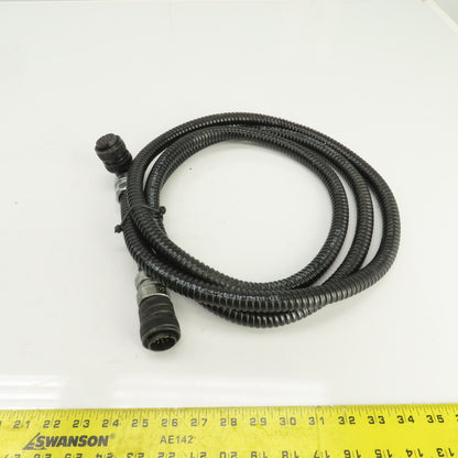 Sinz PT707 MS3018A 20-29SW 10' 17 Pin Right Angle Female x Straight Male Cordset