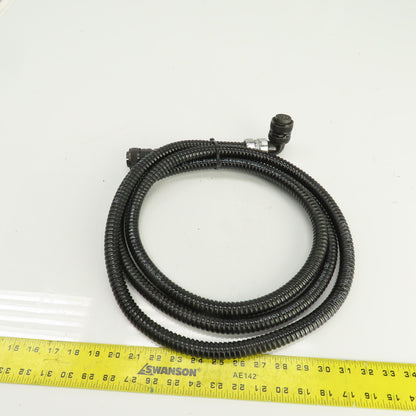 Sinz PT707 MS3018A 20-29SW 10' 17 Pin Right Angle Female x Straight Male Cordset