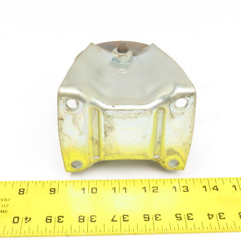 3-1/2" Steel U-Groove Pipe Roller Track Wheel 1" Groove Needs New Bearings