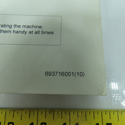 Brother CNC-C00 Compact Machining Center Speedio Programming Manual (NC)