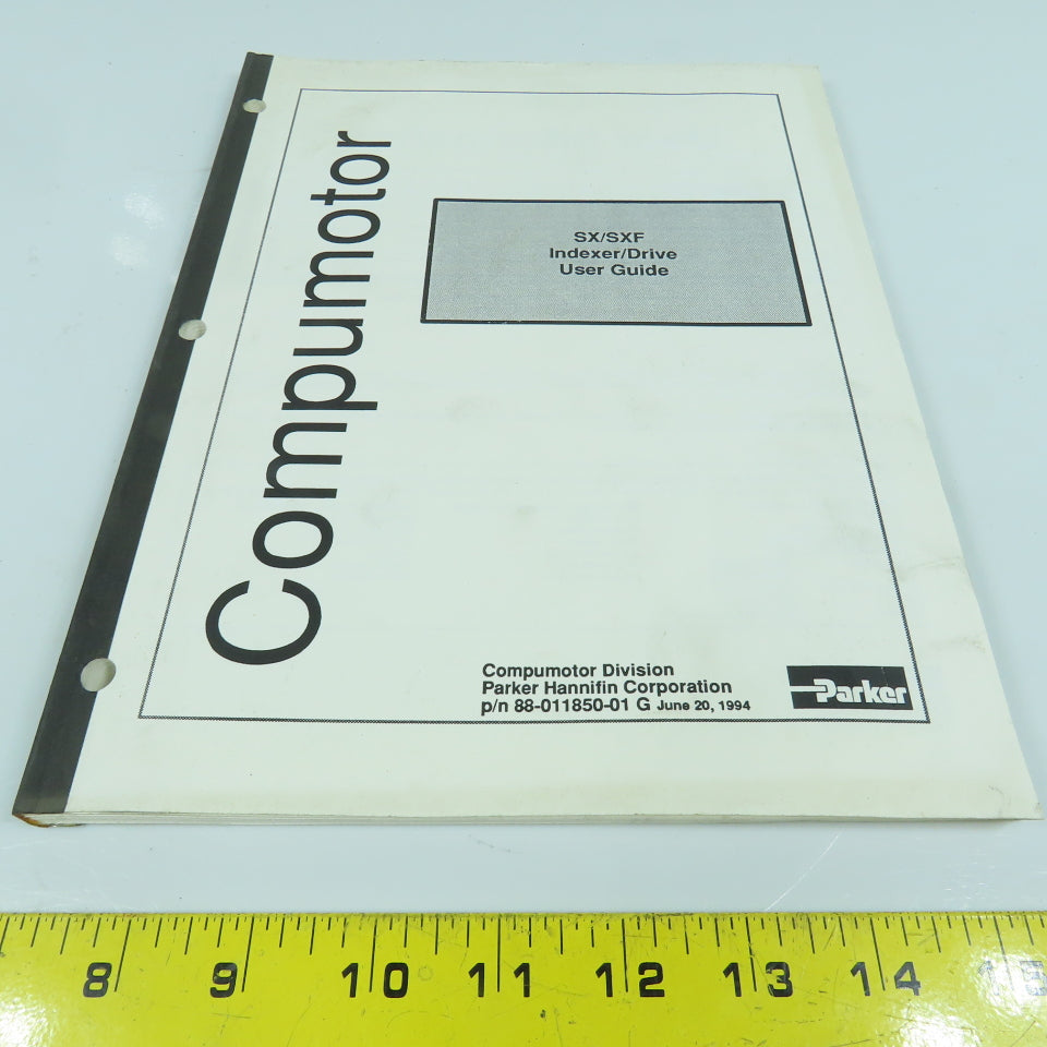 Parker Compumotor SX / SXF Indexer / Drive User Guide Manual