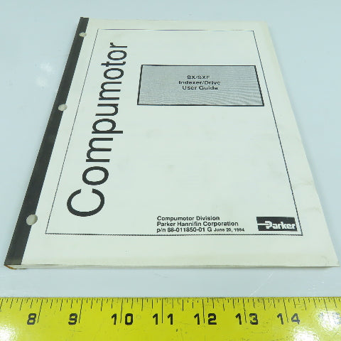 Parker Compumotor SX / SXF Indexer / Drive User Guide Manual
