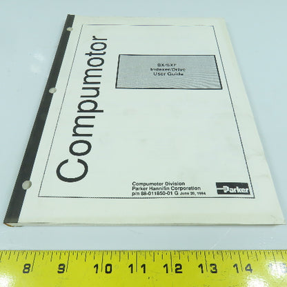 Parker Compumotor SX / SXF Indexer / Drive User Guide Manual