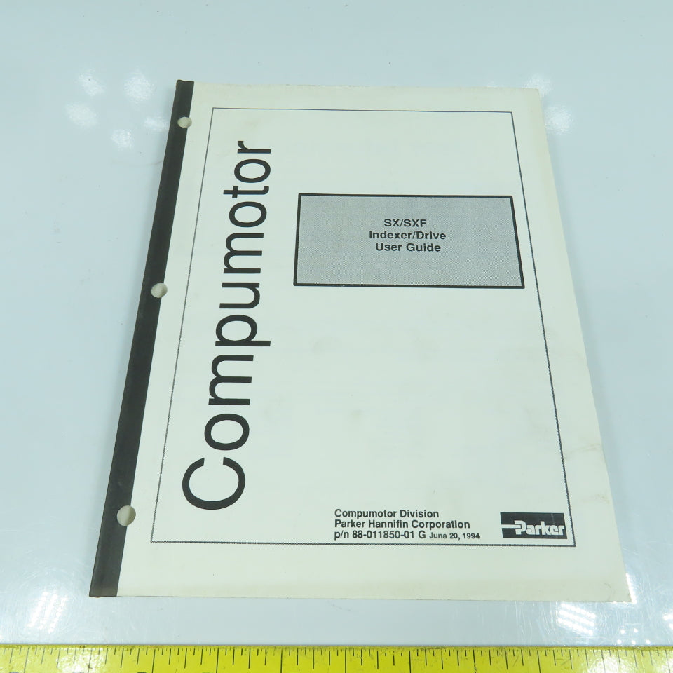 Parker Compumotor SX / SXF Indexer / Drive User Guide Manual