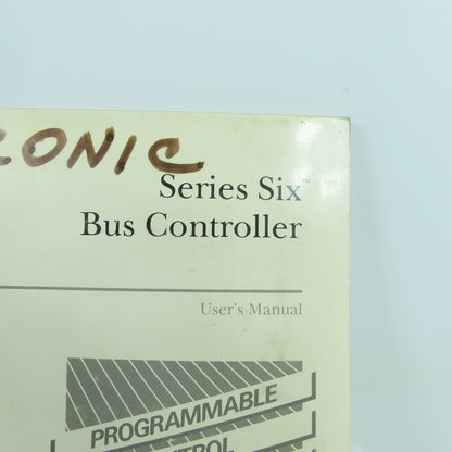 GE Fanuc Series 6 Bus Controller User's Manual