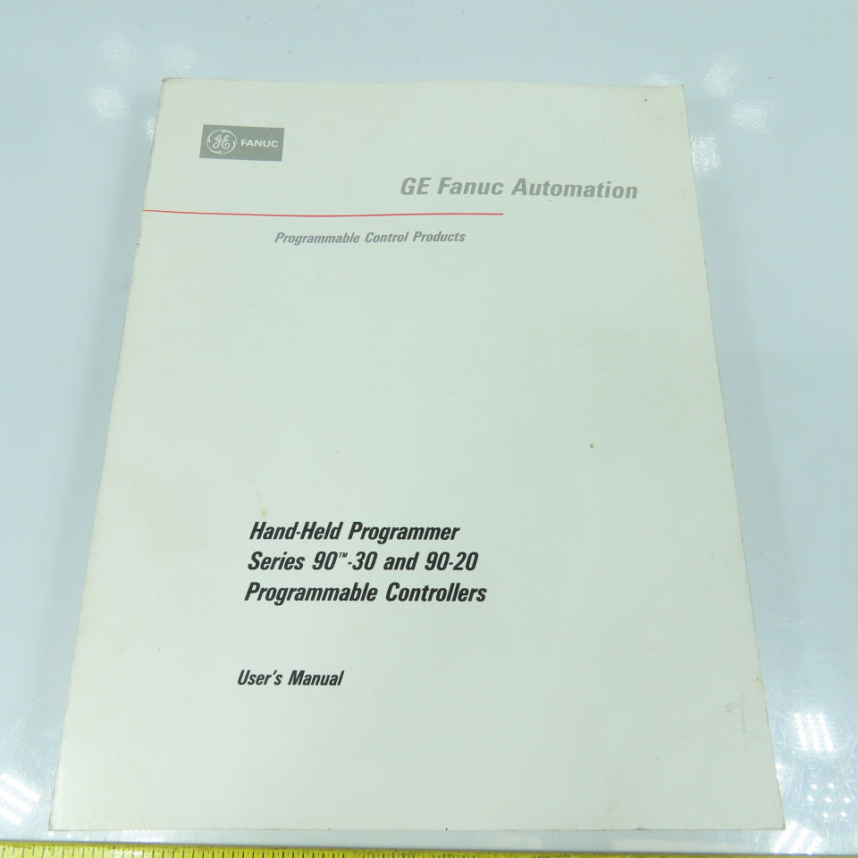 GE Fanuc Series 90-30 & 90-20 Programmable Controller User's Manual
