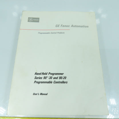 GE Fanuc Series 90-30 & 90-20 Programmable Controller User's Manual