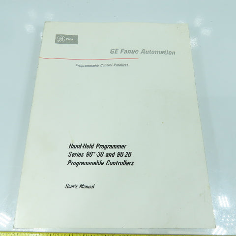 GE Fanuc Series 90-30 & 90-20 Programmable Controller User's Manual
