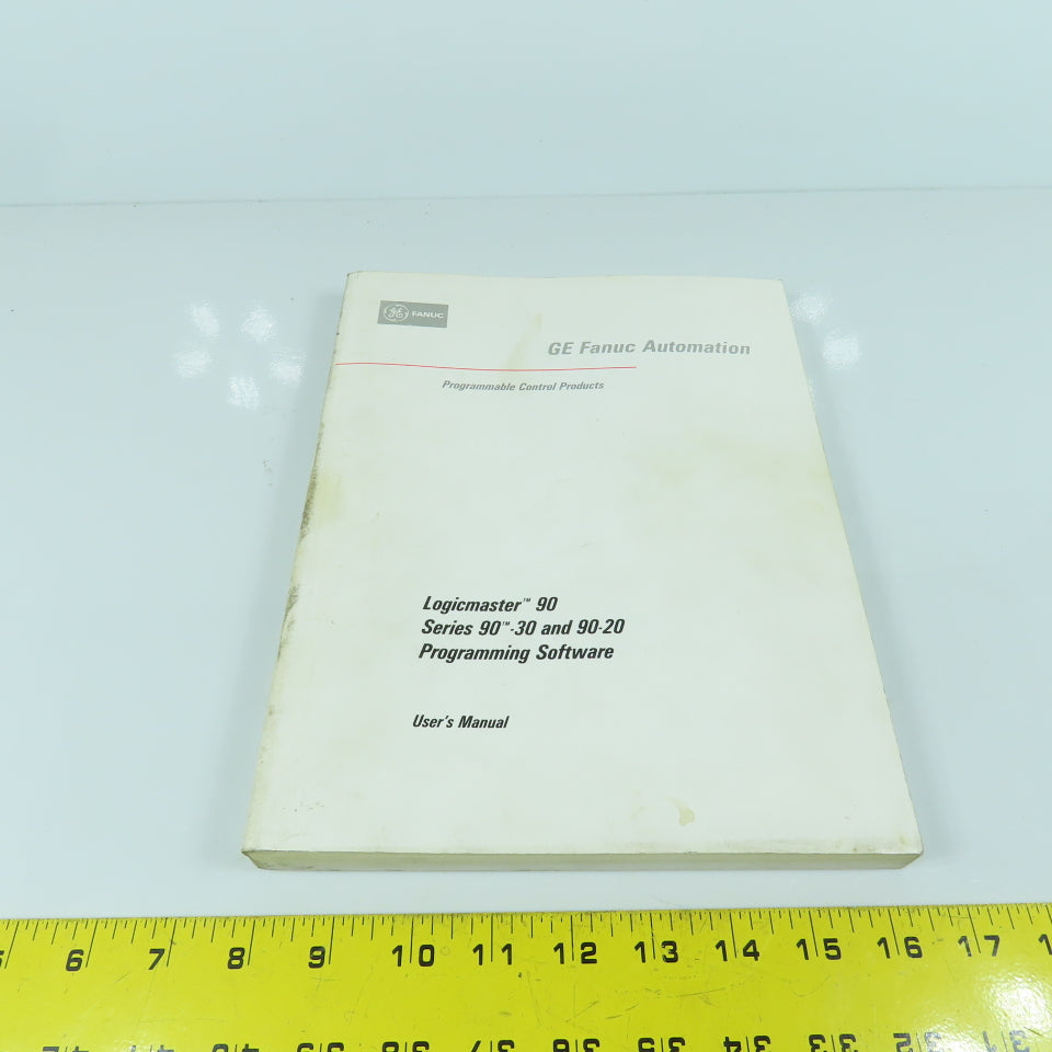 GE Fanuc GFK-0466C Series 90-30 & 90-20 Programming Software User's Manual