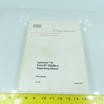 GE Fanuc GFK-0466L Series 90-30 & 90-20 Programming Software User's Manual