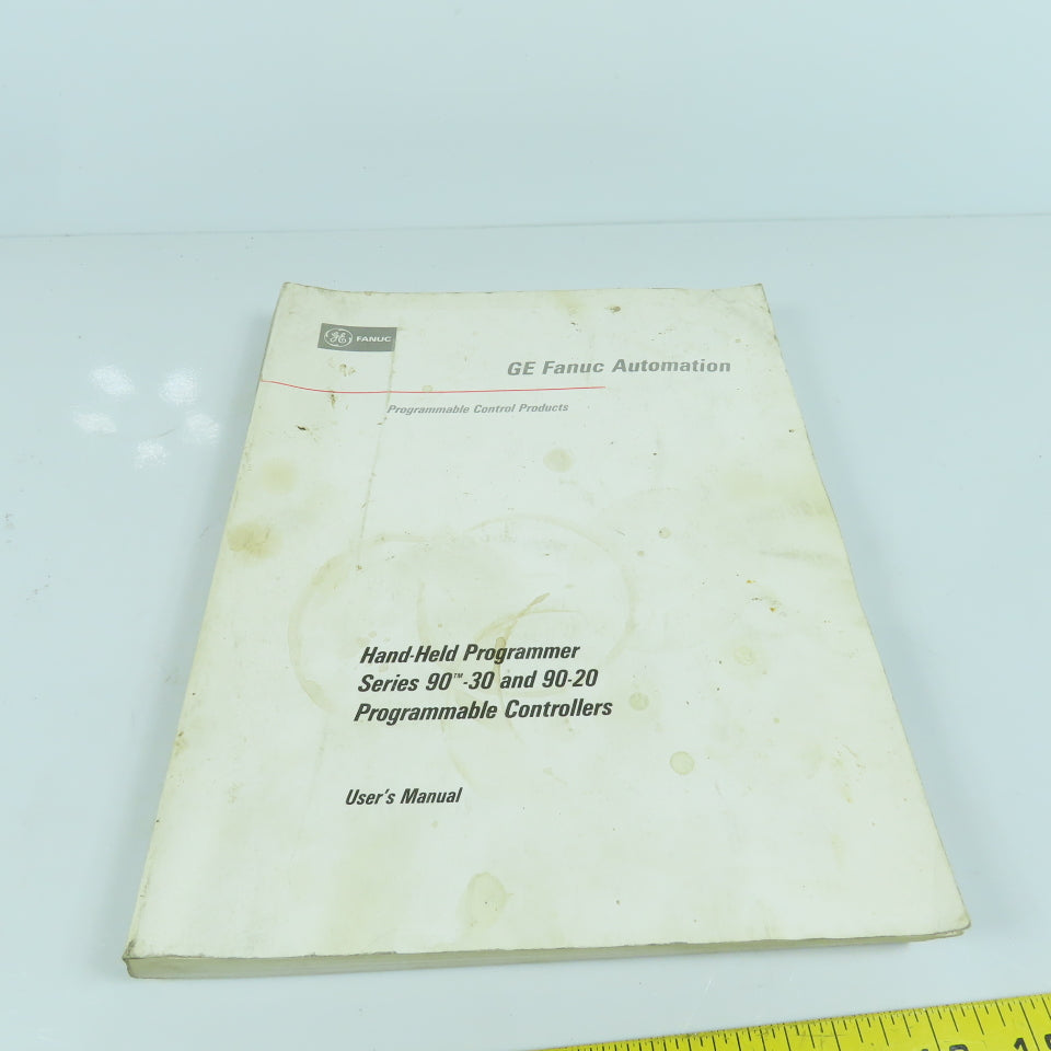 GE Fanuc GFK-0402C 90-30/20 Hand-Held Programmable Controller User's Manual