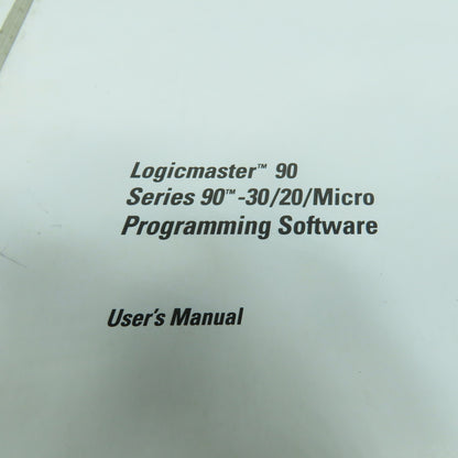 GE Fanuc GFK-0467H GFK-0466J 90-30/20 Micro PLC Reference & Programming Manuals