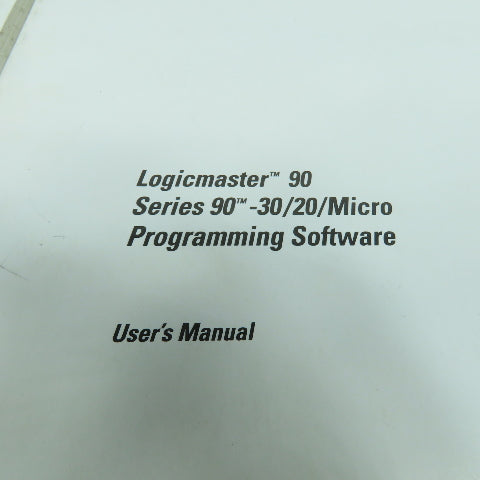 GE Fanuc GFK-0467H GFK-0466J 90-30/20 Micro PLC Reference & Programming Manuals
