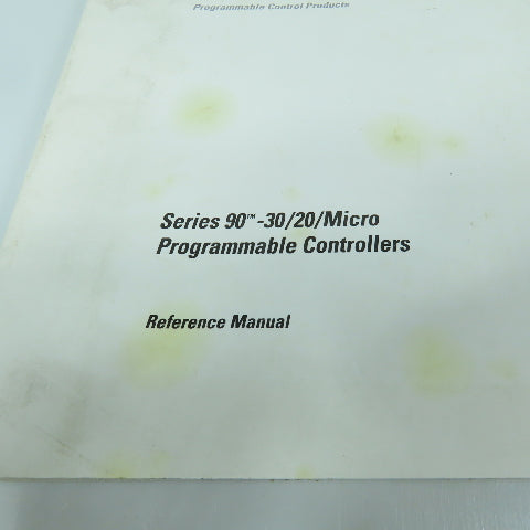GE Fanuc GFK-0467H GFK-0466J 90-30/20 Micro PLC Reference & Programming Manuals