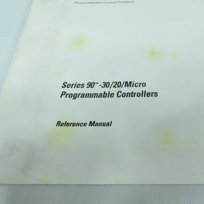 GE Fanuc GFK-0467H GFK-0466J 90-30/20 Micro PLC Reference & Programming Manuals