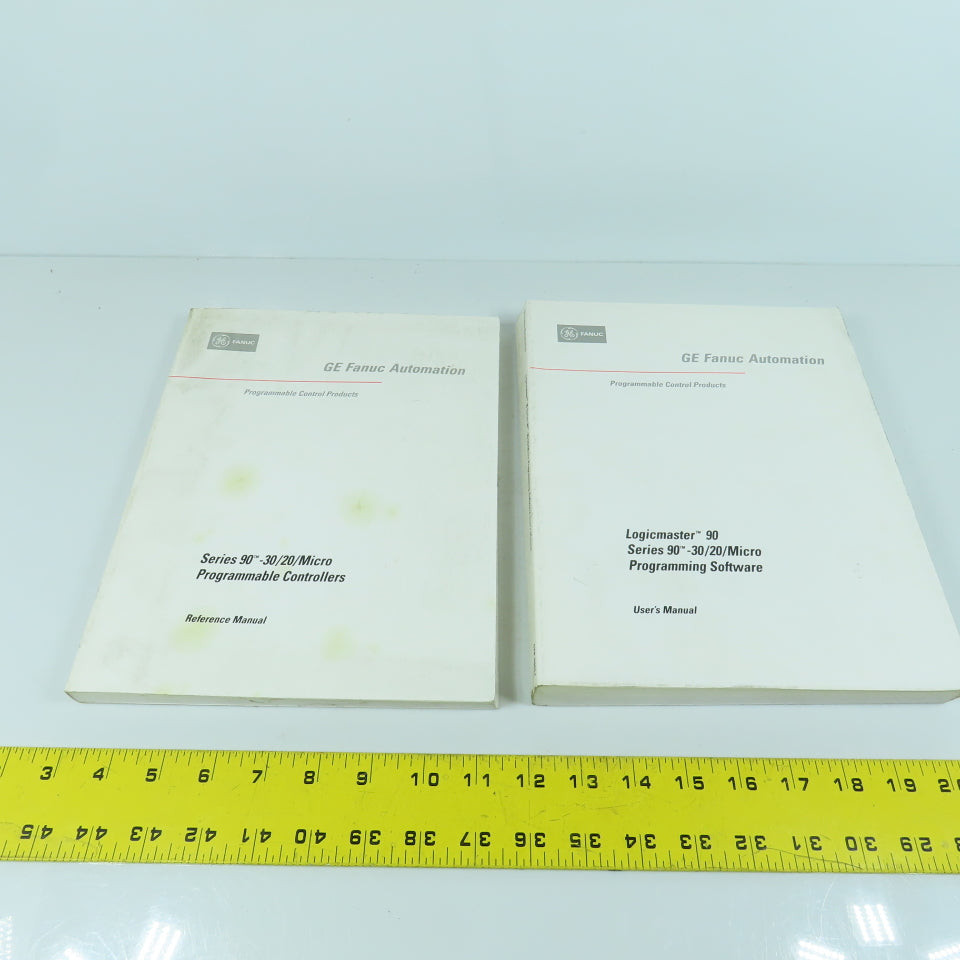 GE Fanuc GFK-0467H GFK-0466J 90-30/20 Micro PLC Reference & Programming Manuals