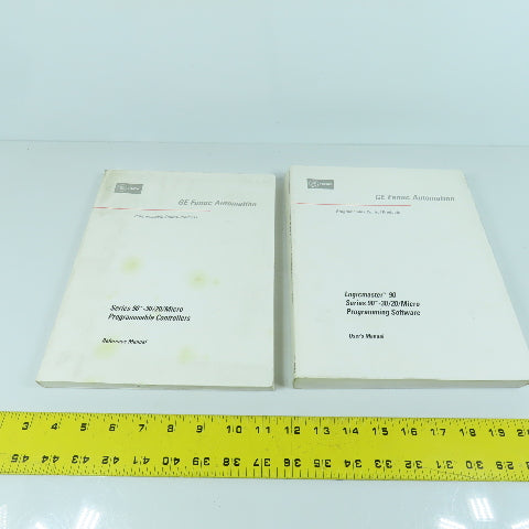 GE Fanuc GFK-0467H GFK-0466J 90-30/20 Micro PLC Reference & Programming Manuals