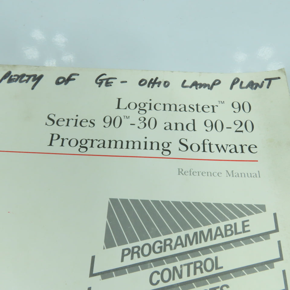 GE Fanuc GFK-0467 Series 90-30/20 Programming Software Reference Manual