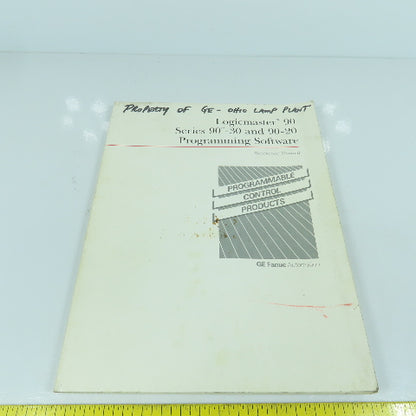 GE Fanuc GFK-0467 Series 90-30/20 Programming Software Reference Manual