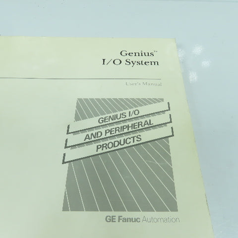 GE Fanuc GFK-90486 Genius I/O System User's Manual