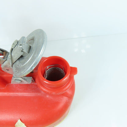Justrite 14065 1/2 Gallon Oval Style Safety Can Non-Metallic Body SS Fittings
