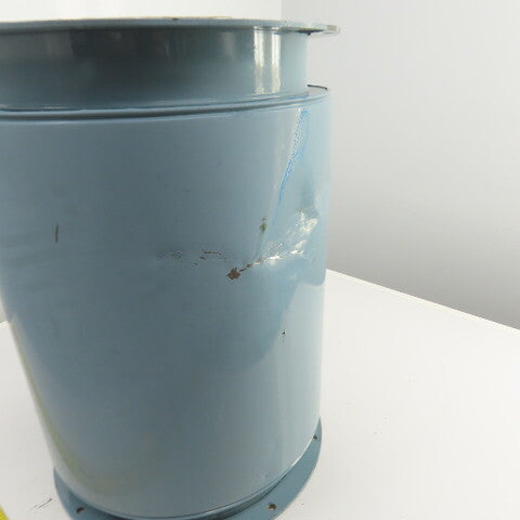 16" Flanged Inline Dust Collector Ductwork Sound Dampener Flange OD 19" (Dented