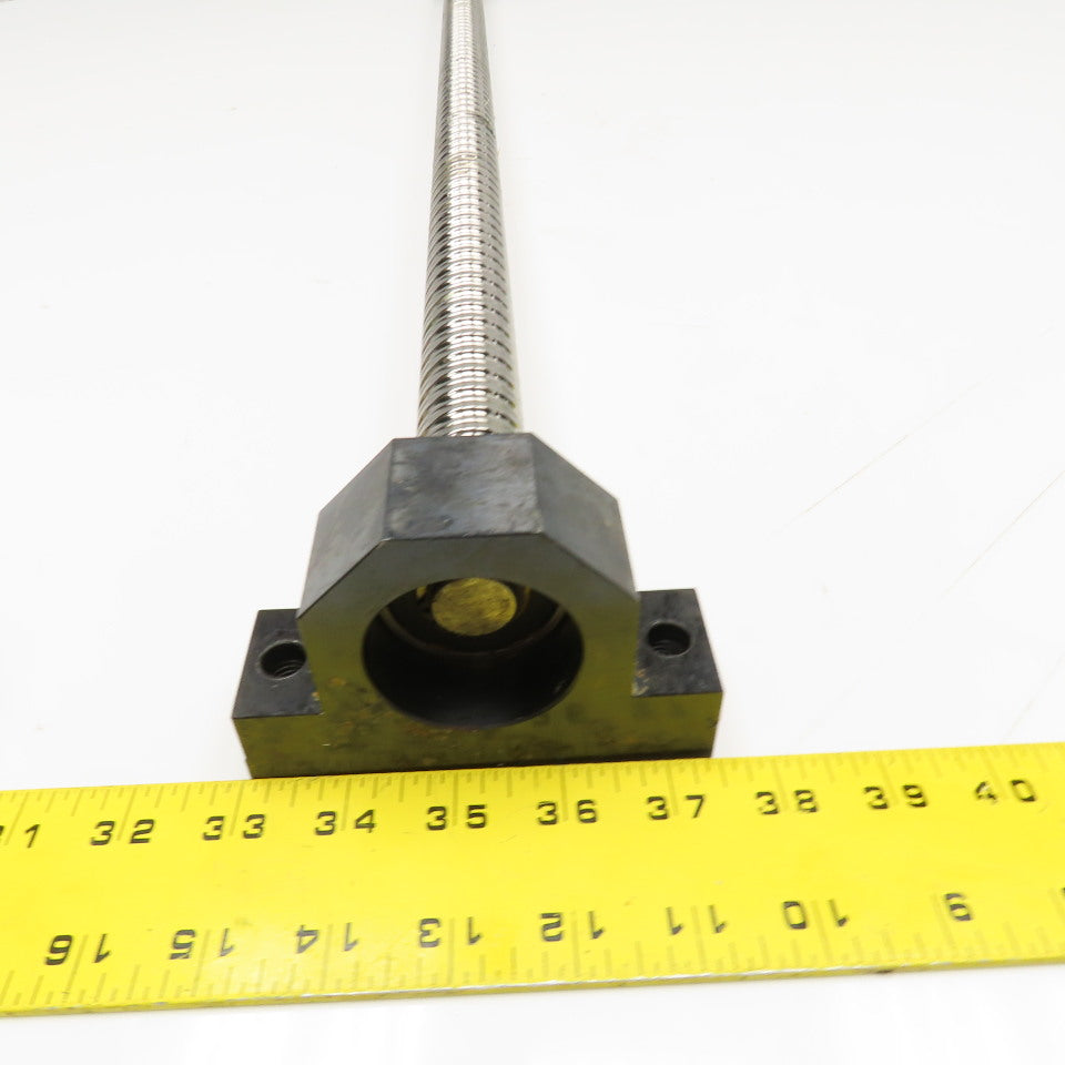 Rexroth 30mm Single Start 10mm Pitch 54-1/2" Screw Length Ball Screw Assembly