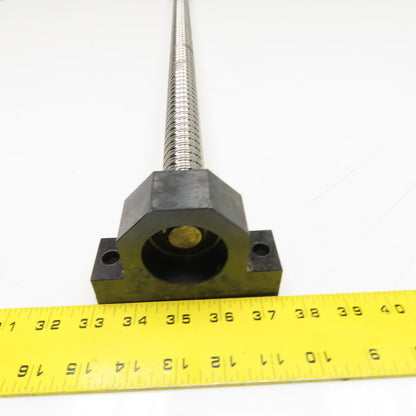 Rexroth 30mm Single Start 10mm Pitch 54-1/2" Screw Length Ball Screw Assembly