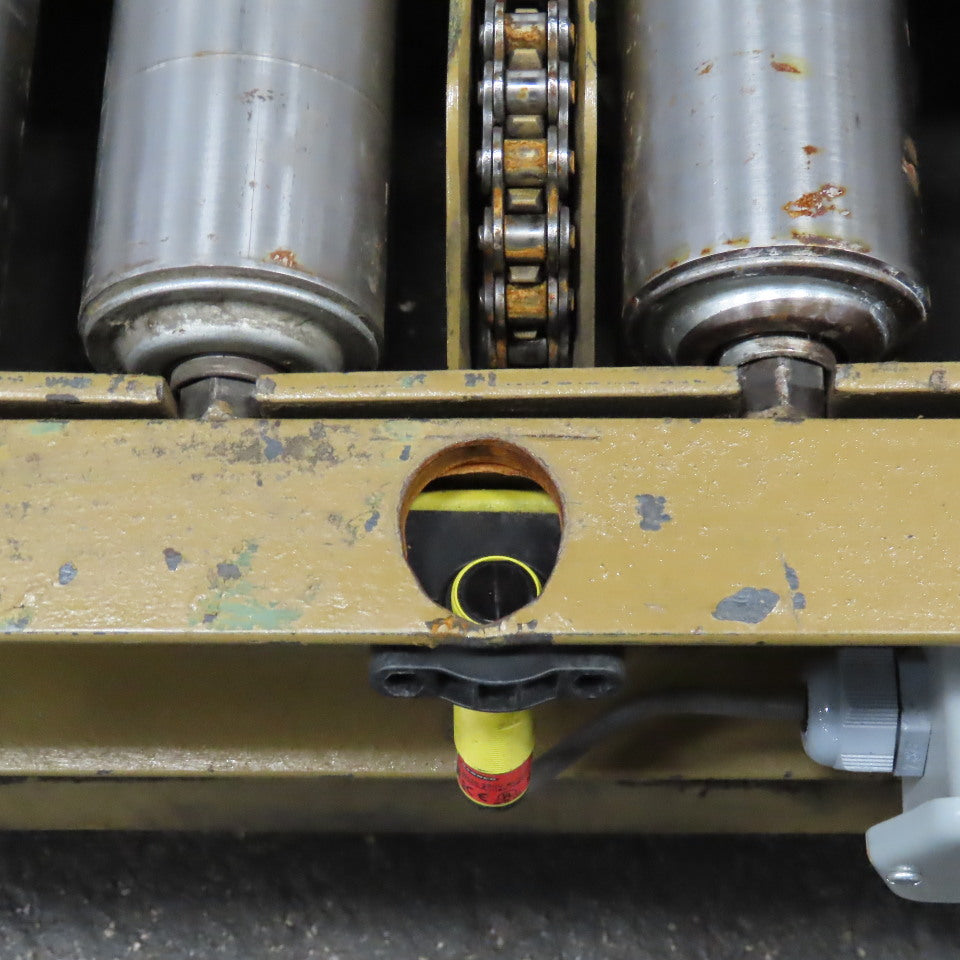 71" BF x 120" OAL Gravity Roller Divert Conveyor Belt Drive Capable 230/460V