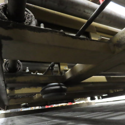 71" BF x 120" OAL Gravity Roller Divert Conveyor Belt Drive Capable 230/460V