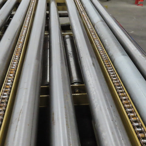 71" BF x 120" OAL Gravity Roller Divert Conveyor Belt Drive Capable 230/460V
