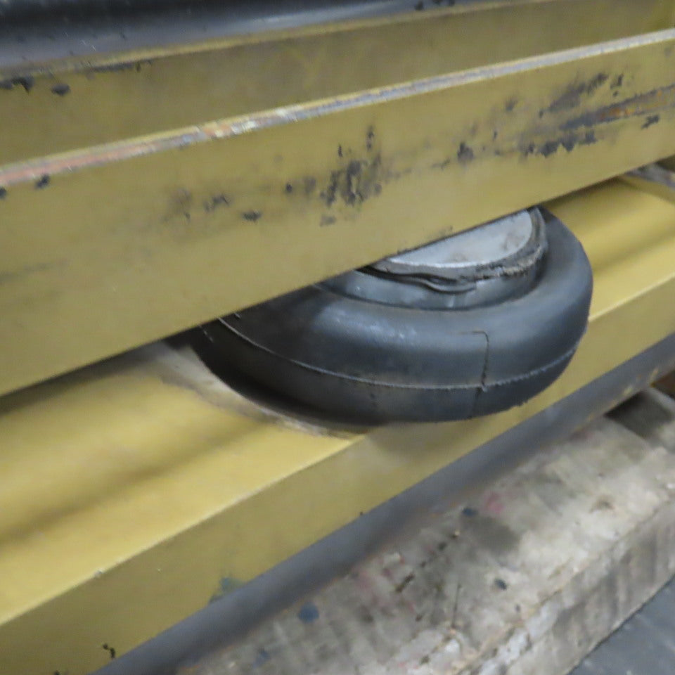 71" BF x 120" OAL Gravity Roller Divert Conveyor Belt Drive Capable 230/460V