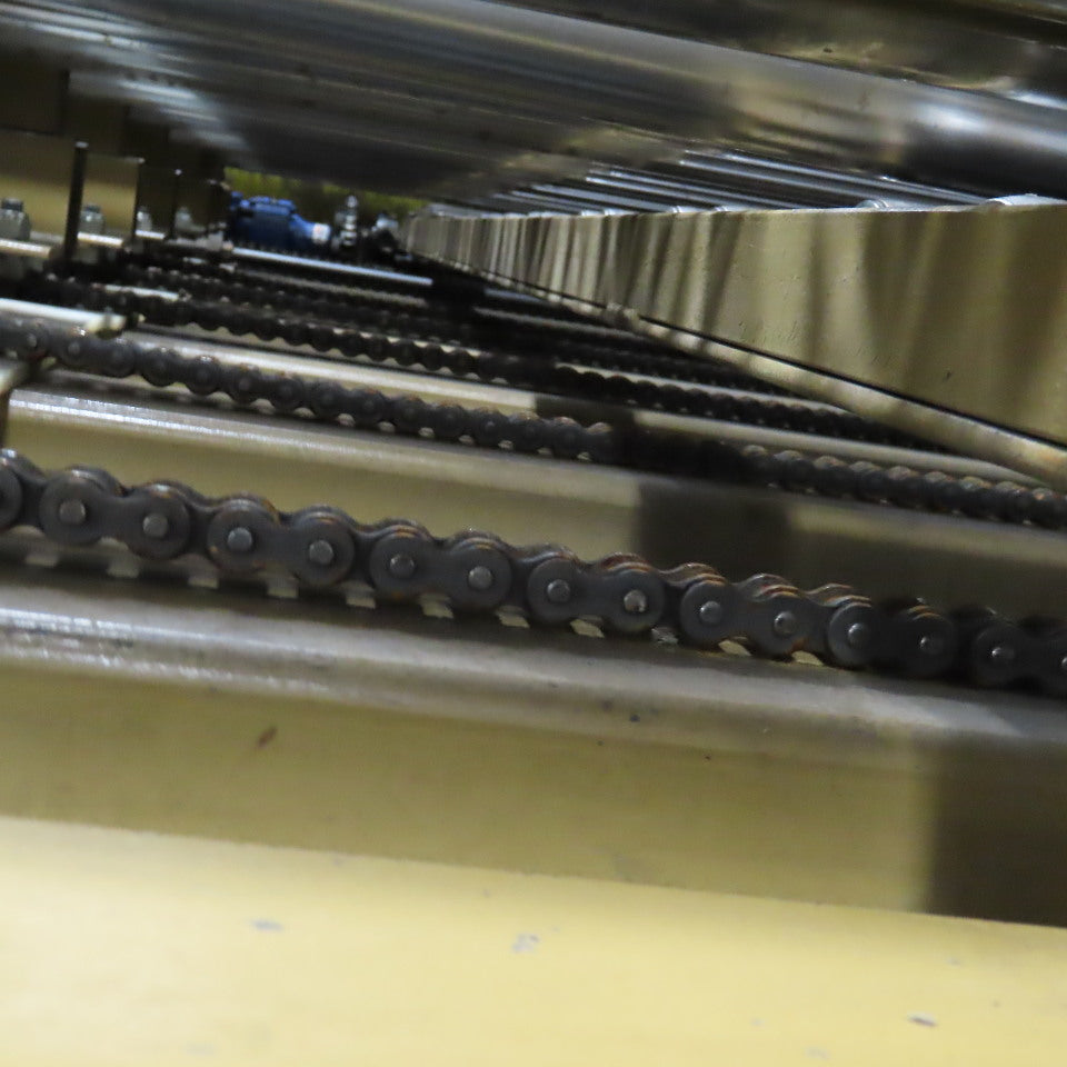 71" BF x 120" OAL Gravity Roller Divert Conveyor Belt Drive Capable 230/460V