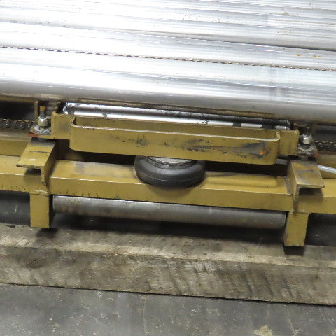 71" BF x 120" OAL Gravity Roller Divert Conveyor Belt Drive Capable 230/460V