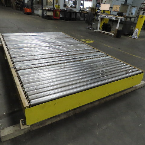 71" BF x 120" OAL Gravity Roller Divert Conveyor Belt Drive Capable 230/460V
