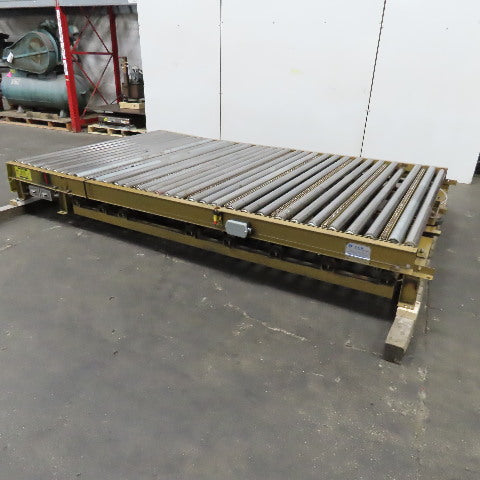 71" BF x 120" OAL Gravity Roller Divert Conveyor Belt Drive Capable 230/460V