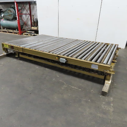 71" BF x 120" OAL Gravity Roller Divert Conveyor Belt Drive Capable 230/460V
