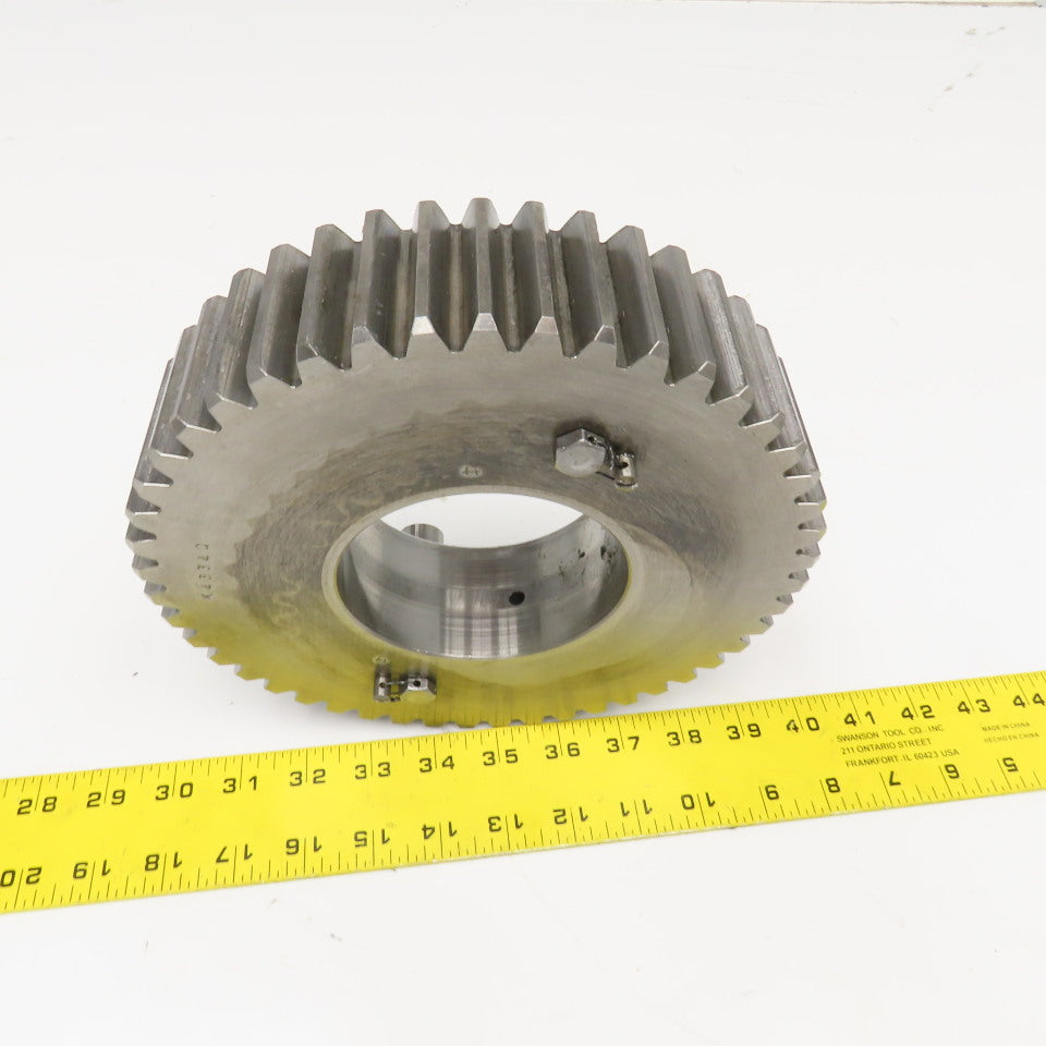 K4334Q 8.4375 OD 20°PA 48 Tooth Spur Gear 3.625 ID Smooth Bore 2" Wide