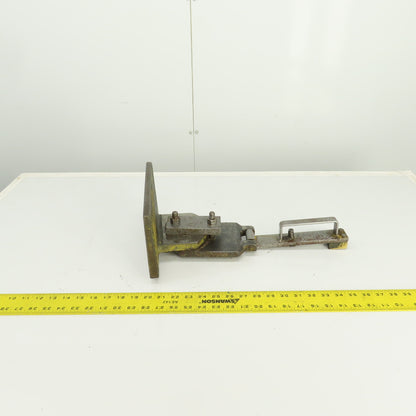 W.F. Wells & Sons W-9 Bandsaw Vise Stock Clamp Plate W/ Dog Pivot Assembly