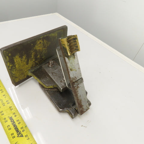 W.F. Wells & Sons W-9 Bandsaw Vise Stock Clamp Plate W/ Dog Pivot Assembly