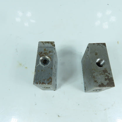 W.F. Wells & Sons W-9 Bandsaw Hydraulic Manifold Block Lot Of 2