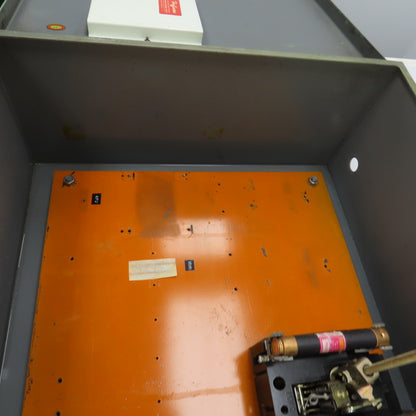 W.F. Wells & Sons W-9 20" x 20" x 9" Bandsaw Electrical Enclosure W/Disconnect