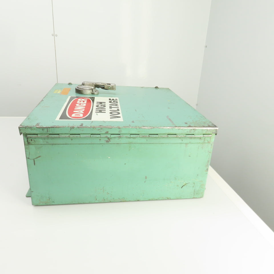 W.F. Wells & Sons W-9 20" x 20" x 9" Bandsaw Electrical Enclosure W/Disconnect
