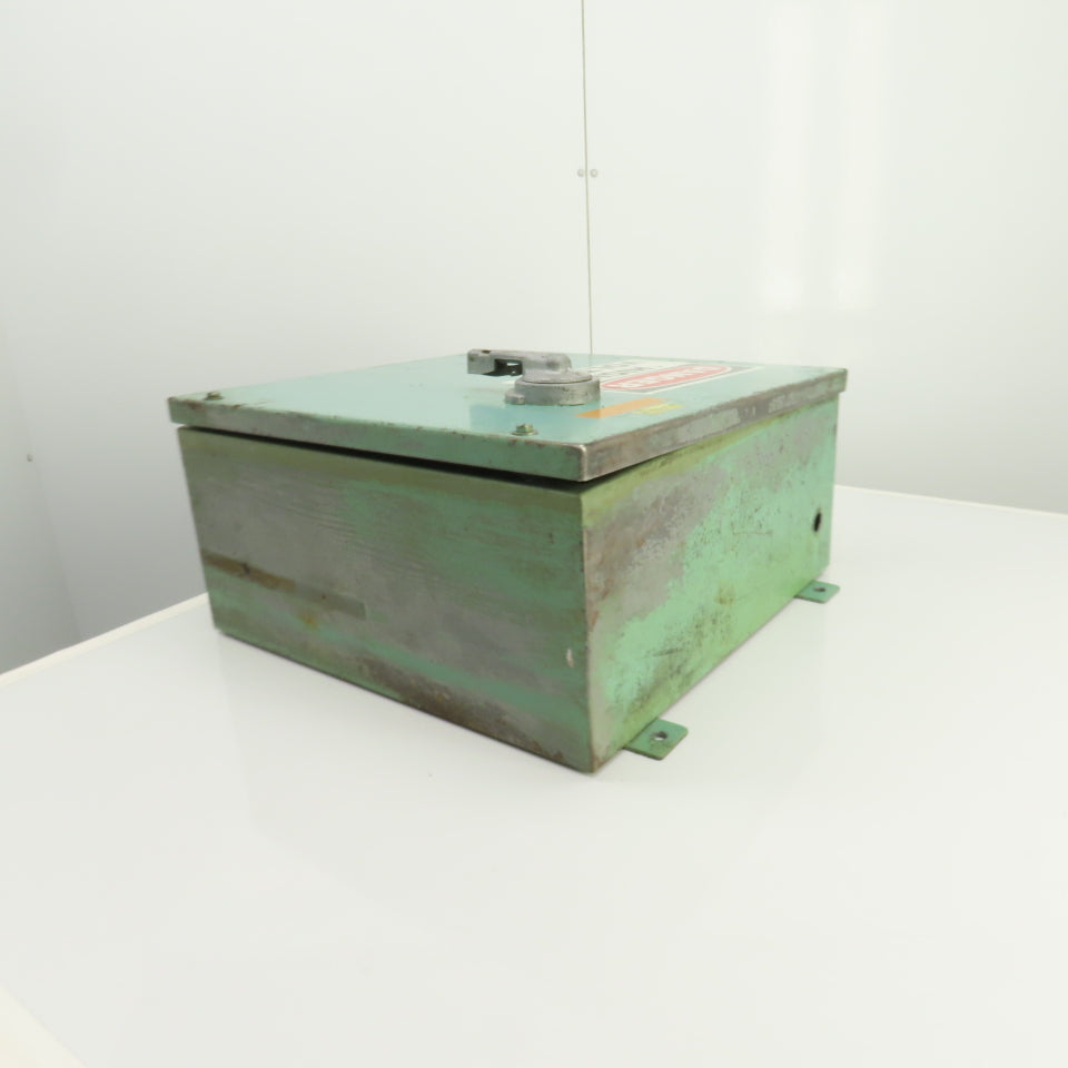 W.F. Wells & Sons W-9 20" x 20" x 9" Bandsaw Electrical Enclosure W/Disconnect