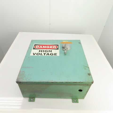 W.F. Wells & Sons W-9 20" x 20" x 9" Bandsaw Electrical Enclosure W/Disconnect